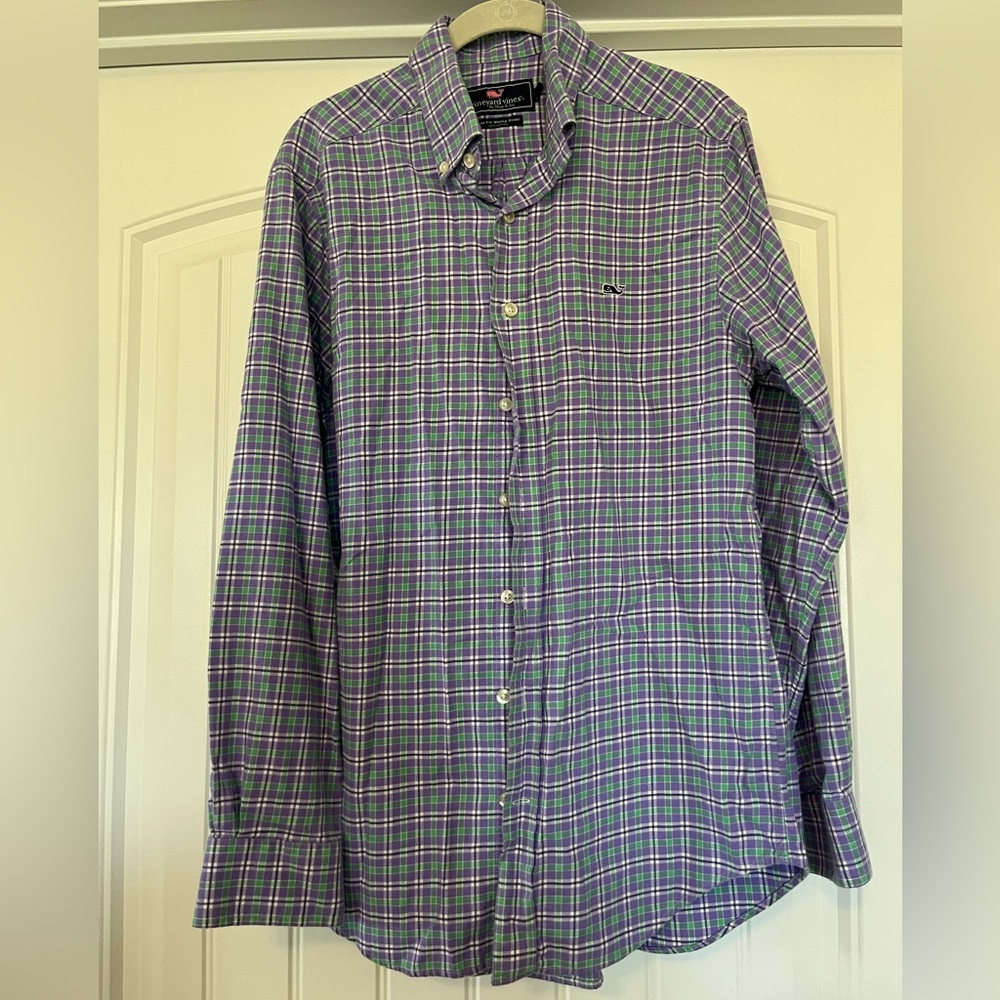 Vineyard Vines Button Down, Flannel S